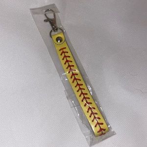 Softball Keychain